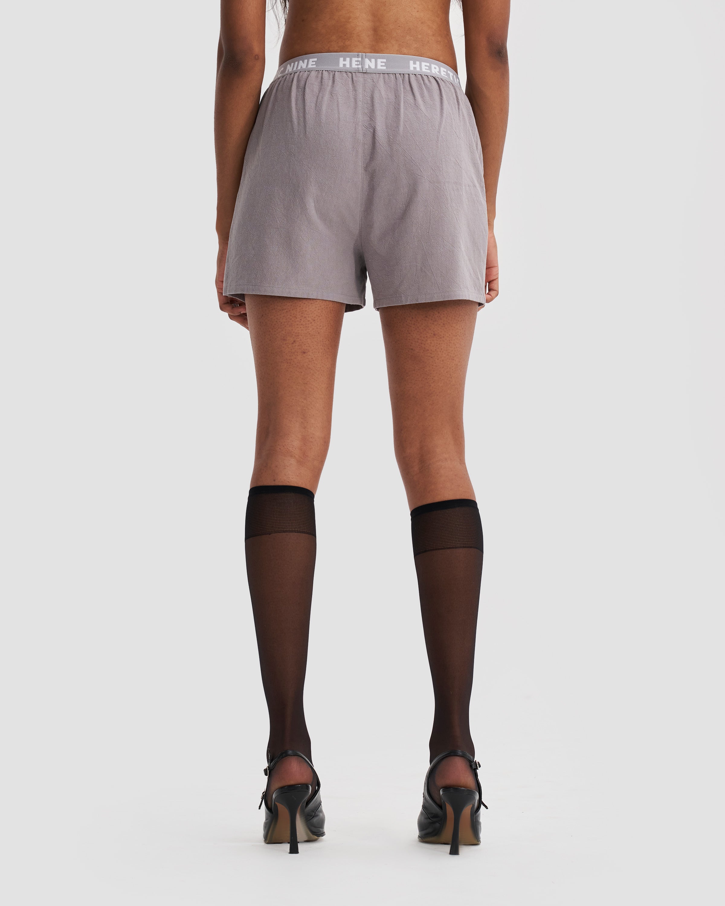 Unisex Boxer Shorts in Stone Grey
